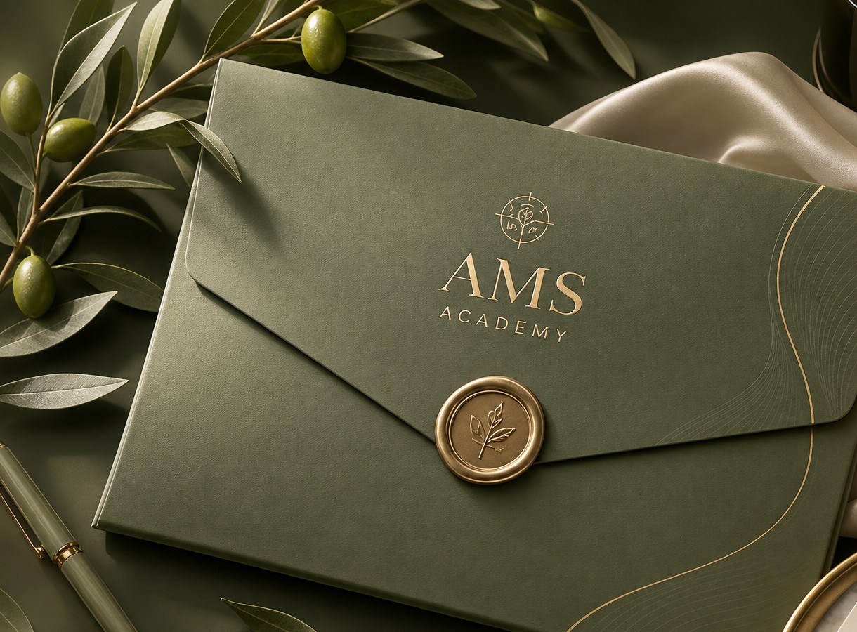Конверт AMS Academy с восковой печатью